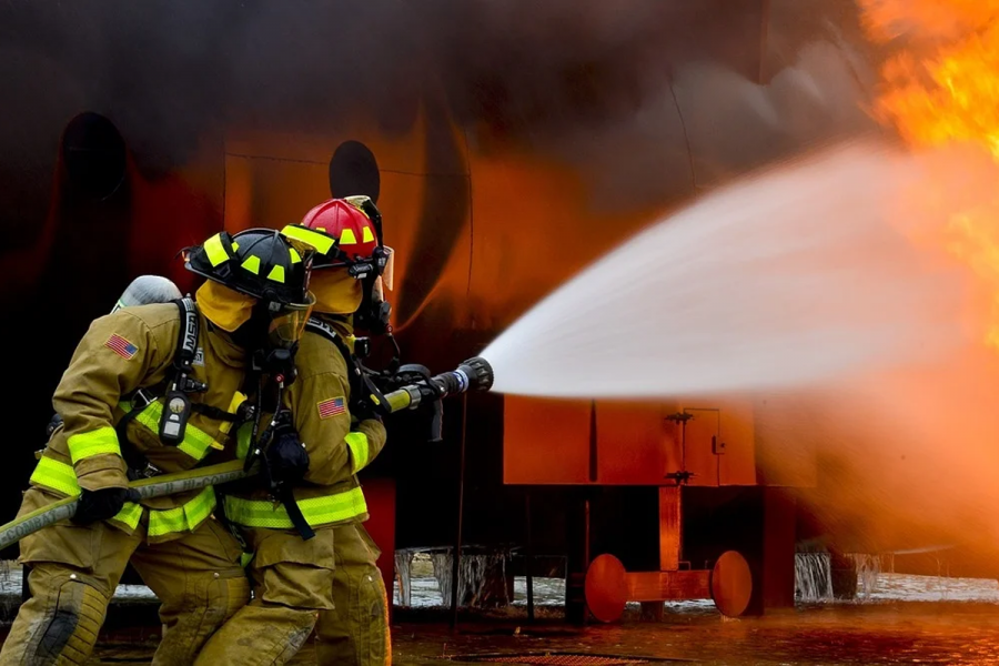 Incendio. Objetivo cero accidentes.