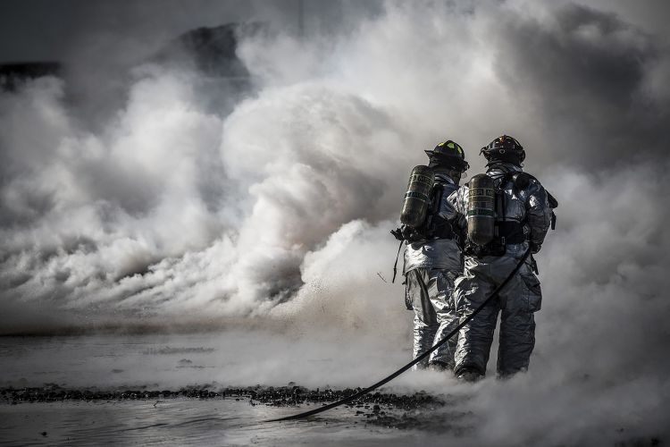 PRL en bomberos.