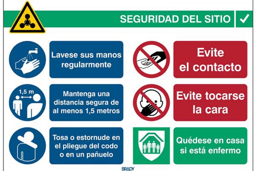 Señales de seguridad especiales para el covid-19 - Seguridad Laboral