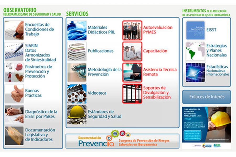 preparar conservador unidad Prevención de riesgos laborales en Latinoamérica y las mejores web