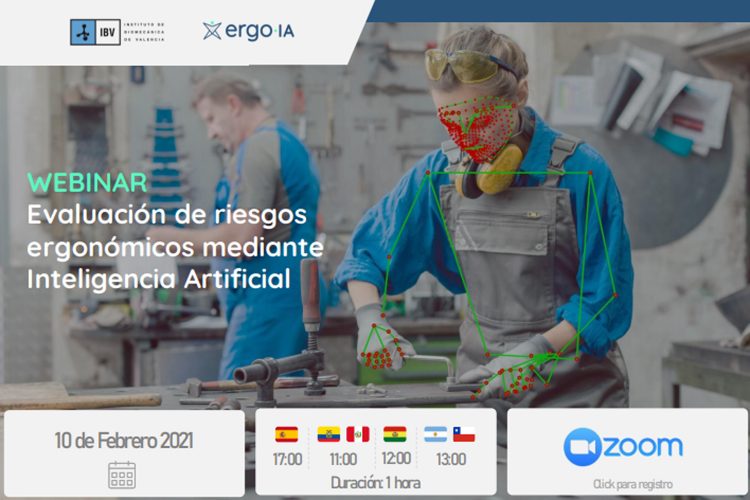 Webinar 'Evaluación de riesgos ergonómicos mediante Inteligencia Artificial'