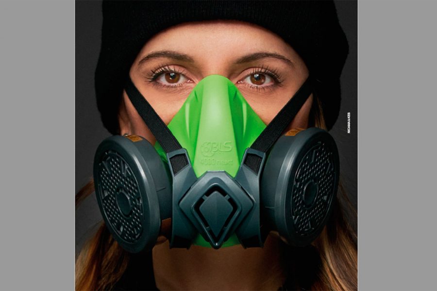 Medias máscaras reutilizables con conexión de BLS Laboral