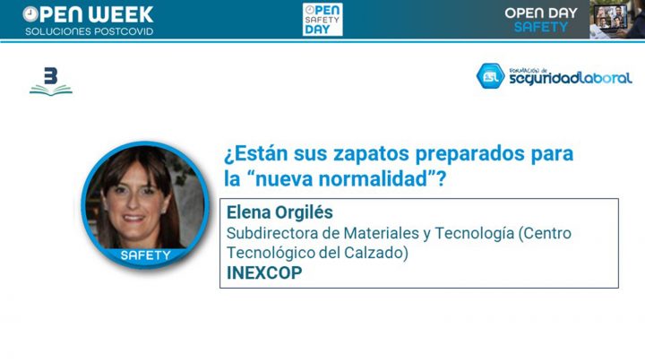 Elena Orgilés, subdirectora de Materiales y Tecnología de Inescop. Open Safety Day