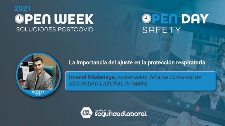 Imanol Madariaga, responsable del área comercial de Seguridad Laboral de Mape. Safety Open Day 2021.