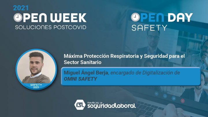 Miguel Ángel Berja, encargado de Digitalización de Omni Safety. Safety Open Day 2021.