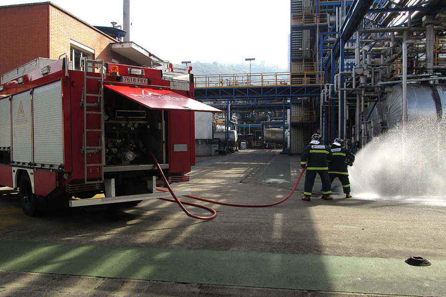 bomberos camión