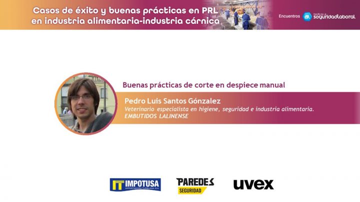 Pedro Luis Santos González, veterinario especialista en higiene, seguridad e industria alimentaria de Embutidos Lalinense.