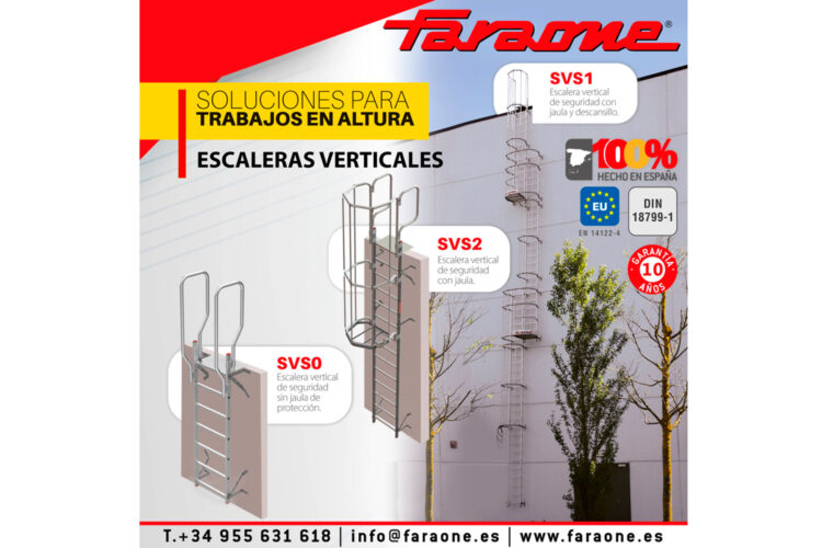 Escaleras verticales: qué son, para qué se usan y qué medidas de seguridad deben de tener