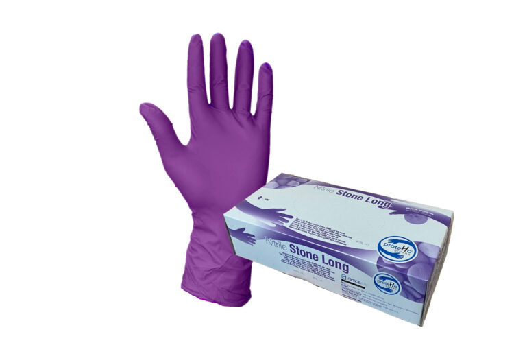 Guante-Nitrile-Stone-Long-Violeta-